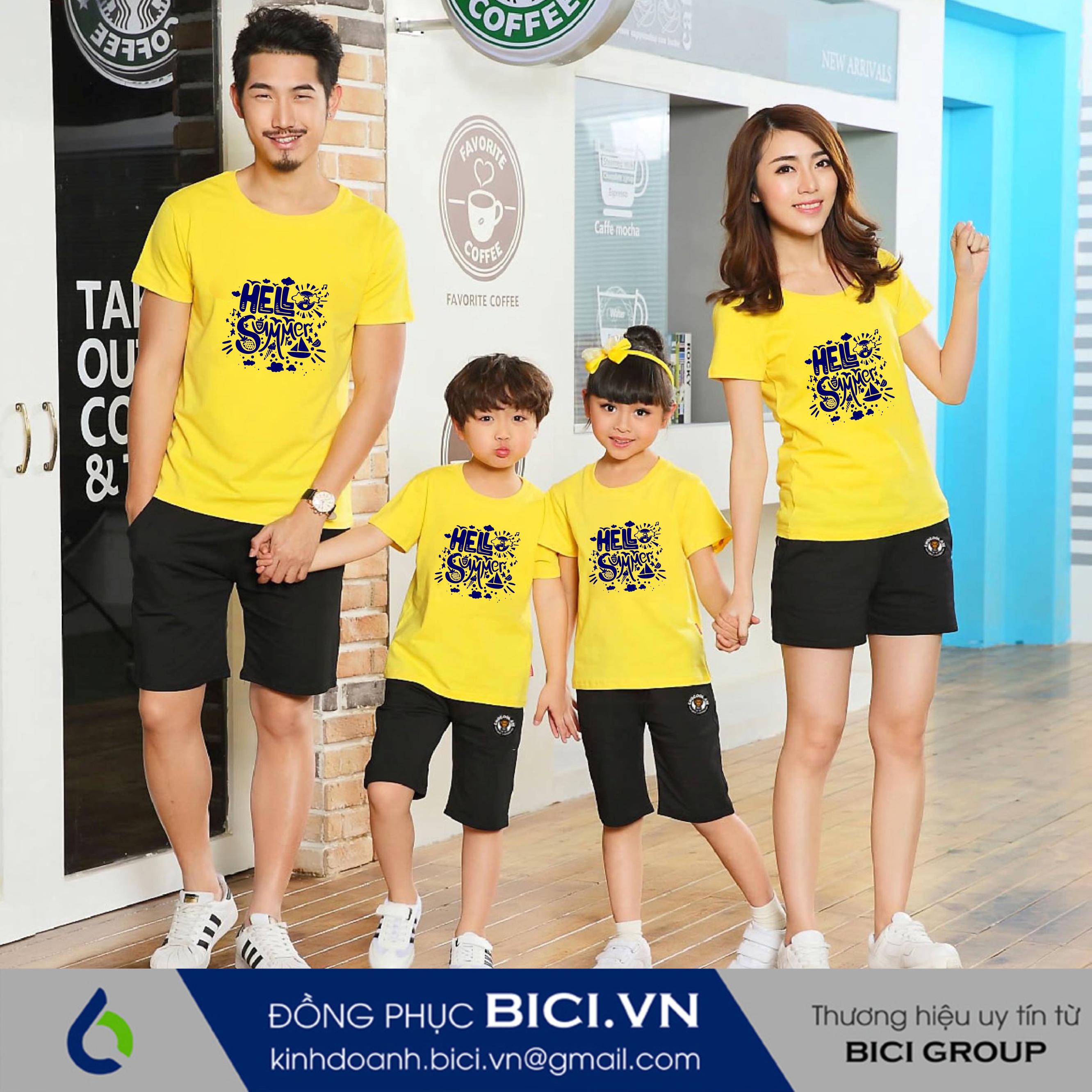 áo đồng phục gia đình 4 người áo đồng phục gia đình 4 người