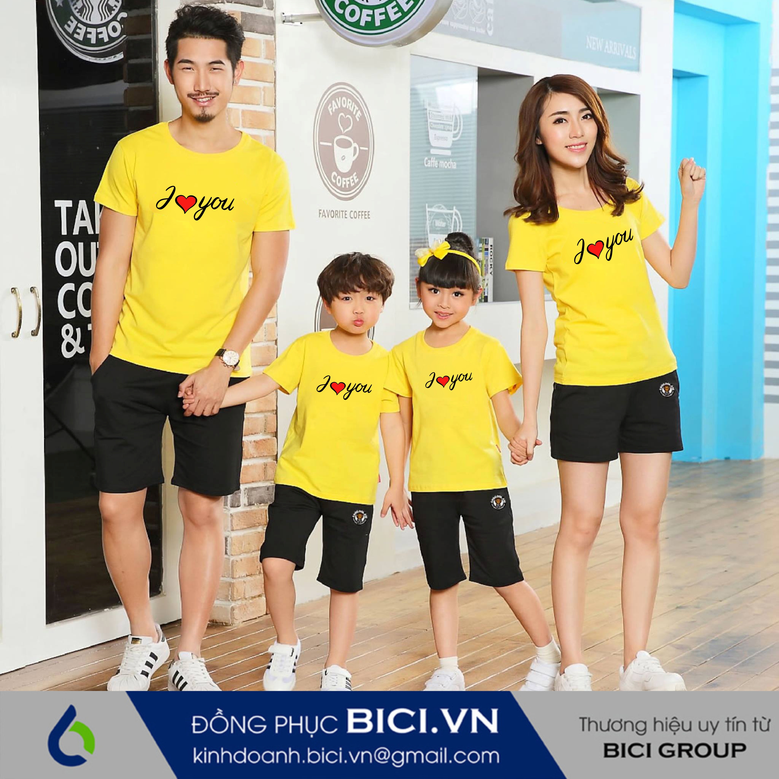 áo đồng phục gia đình 4 người áo đồng phục gia đình 4 người