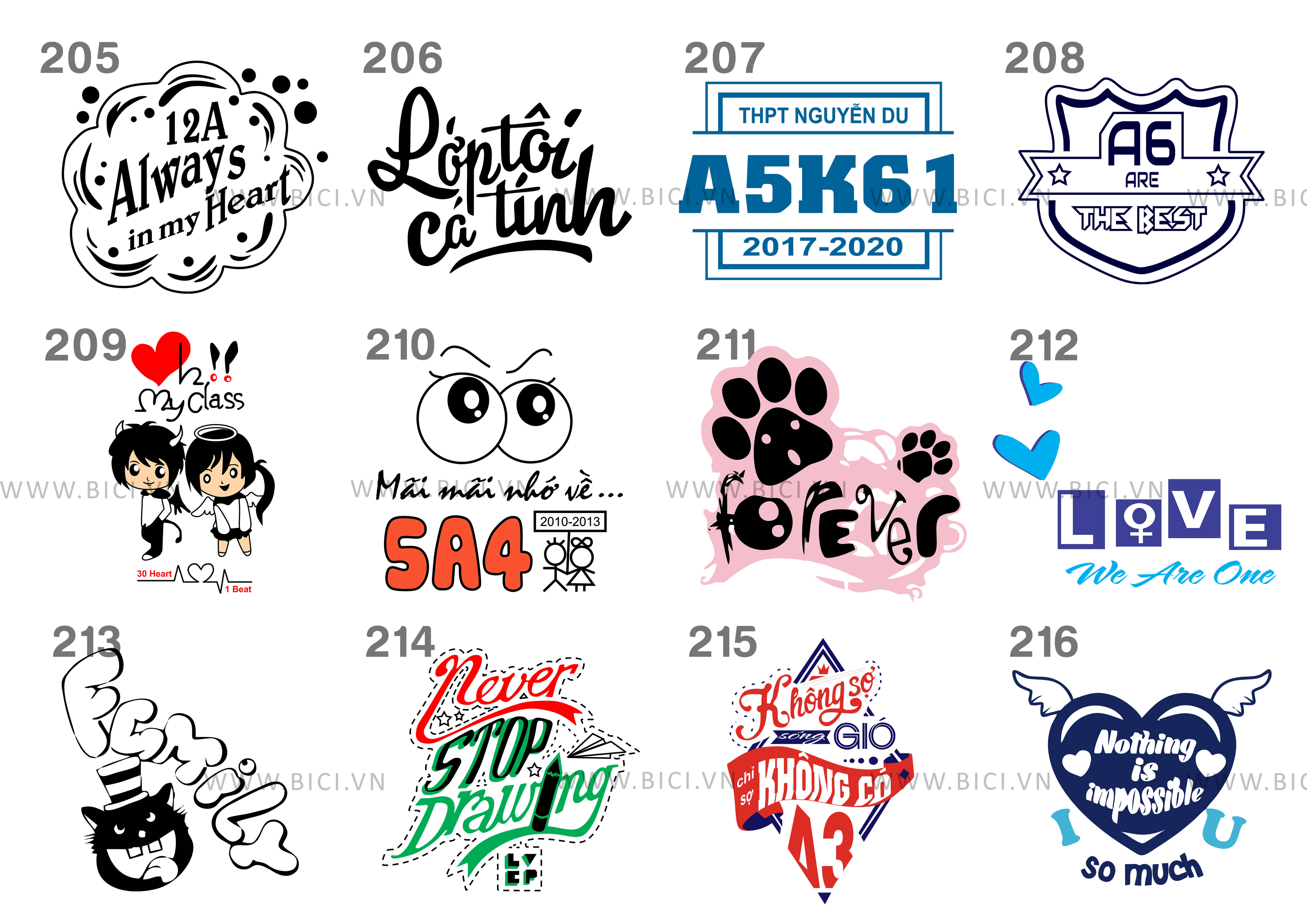 logo áo lớp cực chất logo áo lớp cực chất