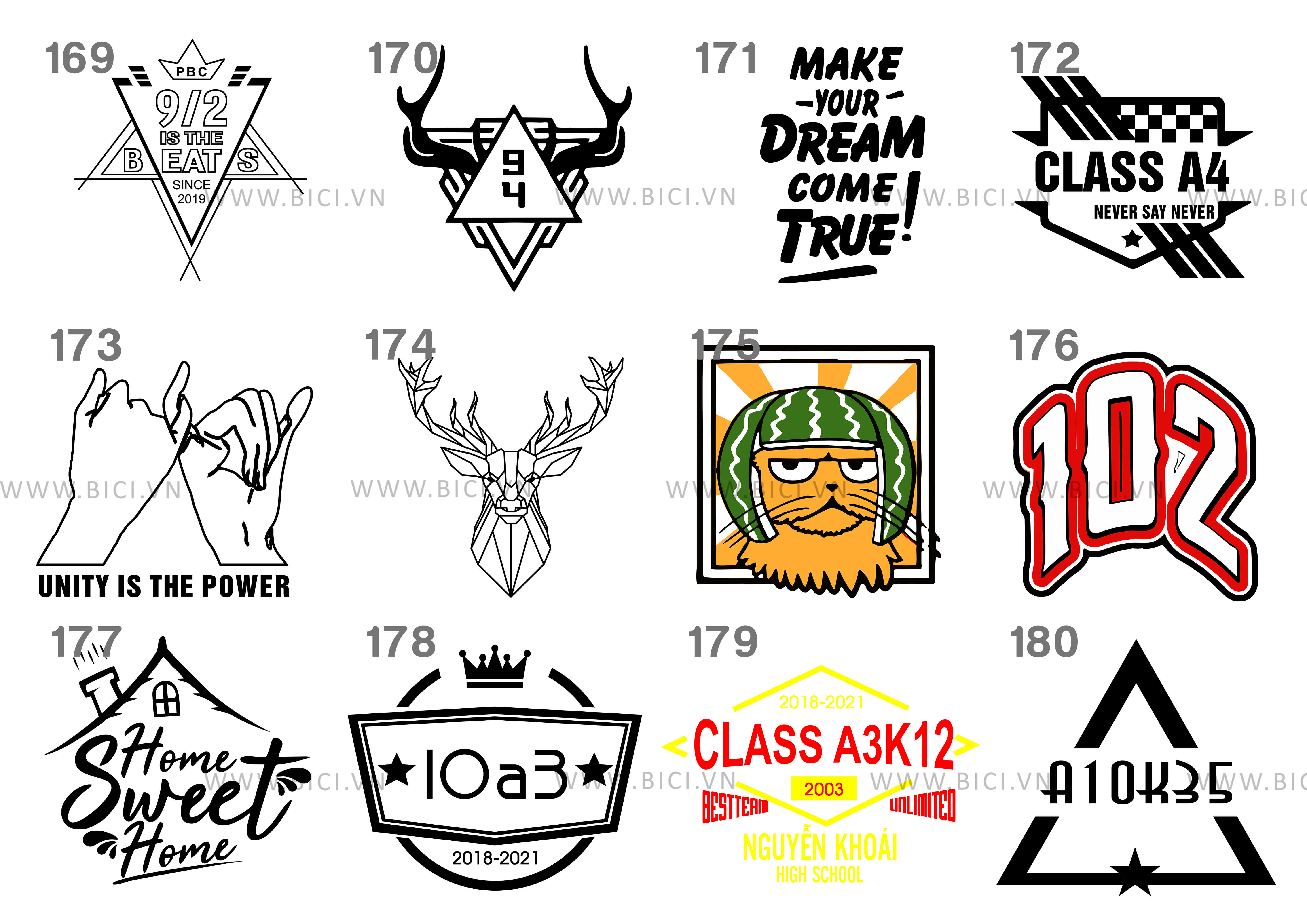 logo áo lớp đẹp logo áo lớp đẹp