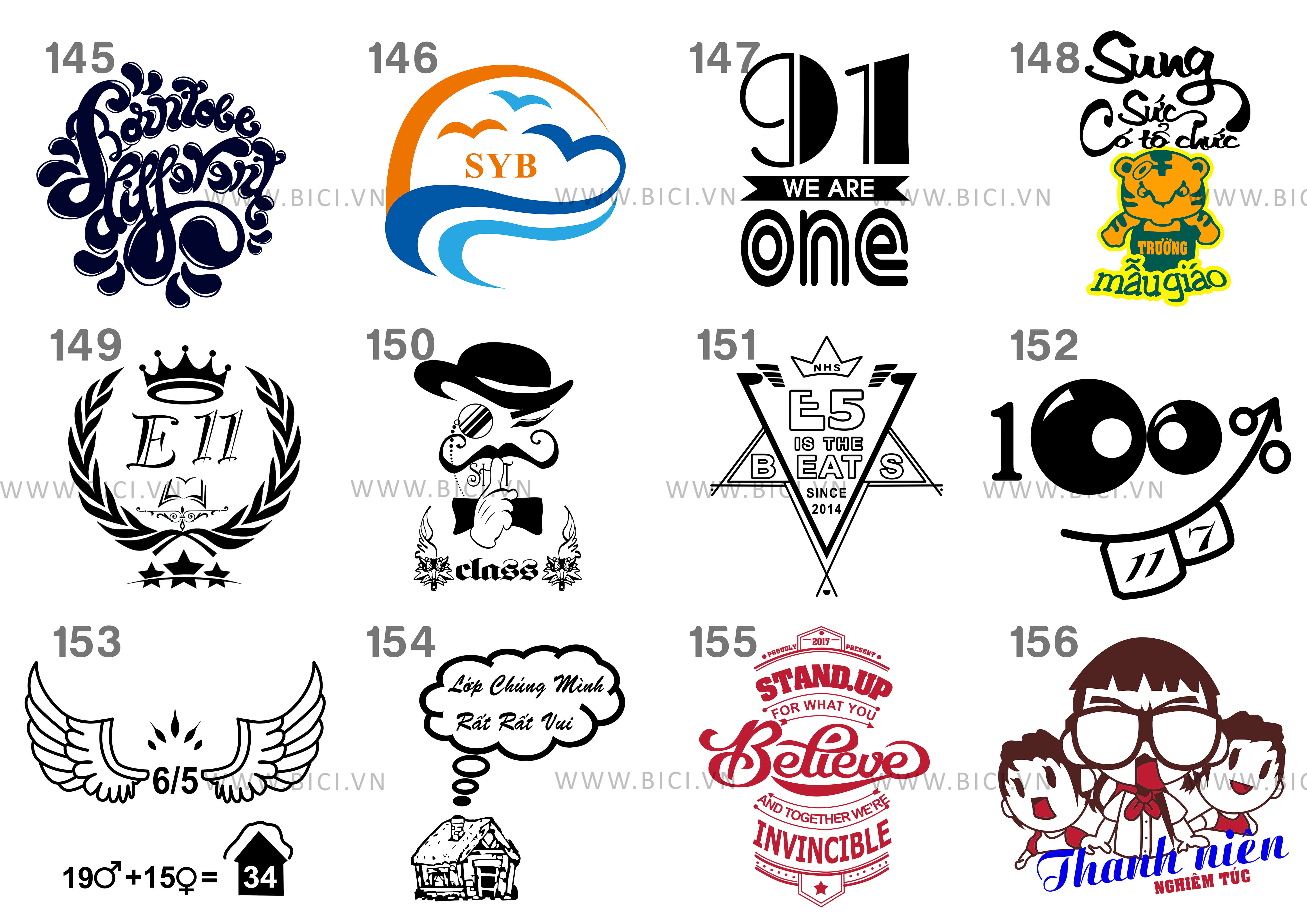 logo áo lớp đẹp logo áo lớp đẹp