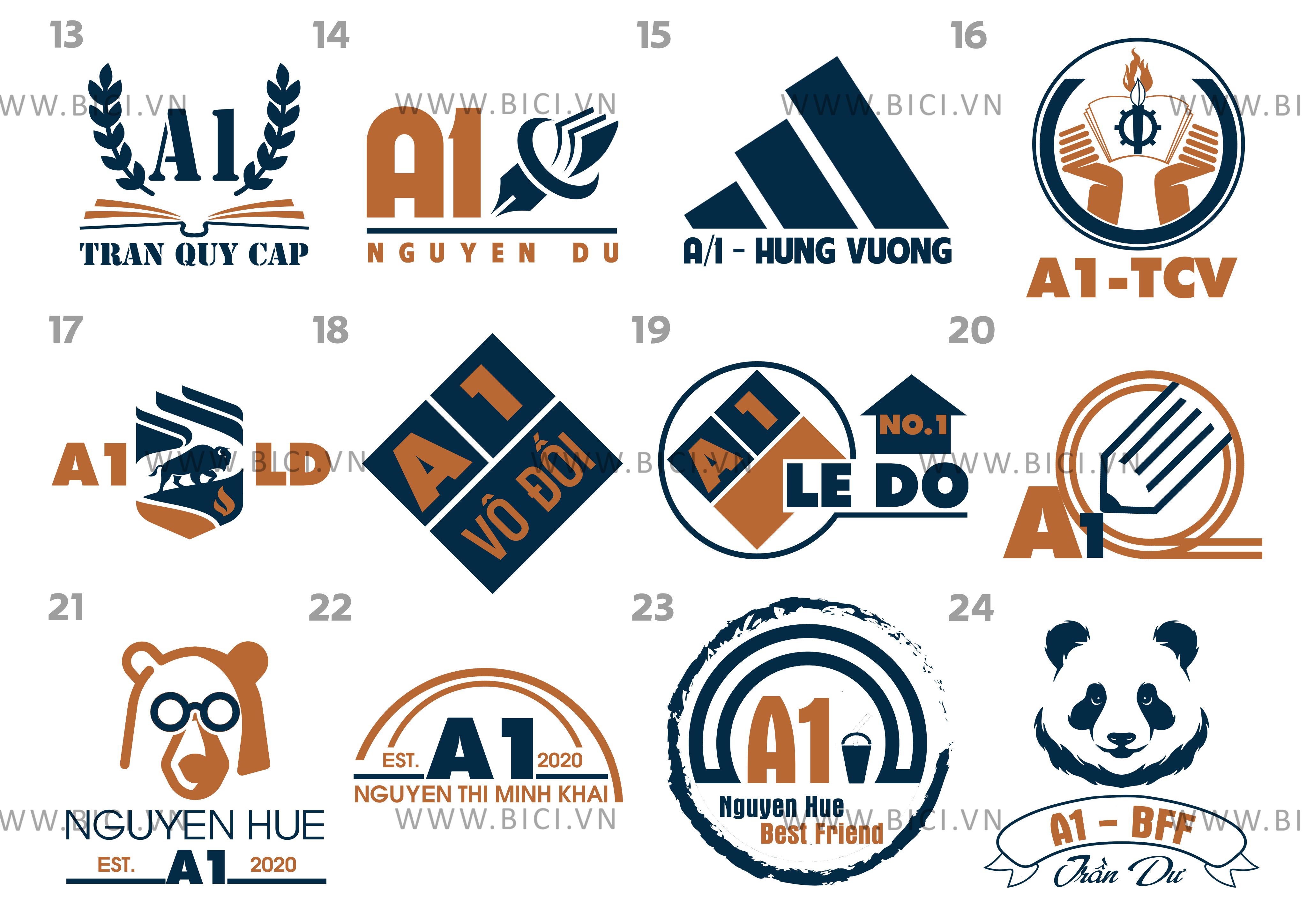 logo áo lớp a1 logo áo lớp a1