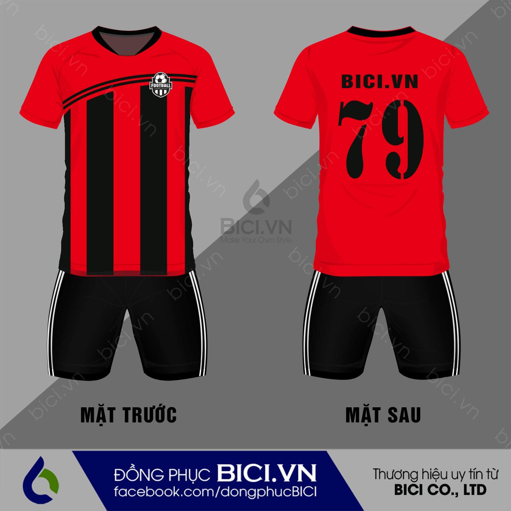 áo bóng đá màu đỏ