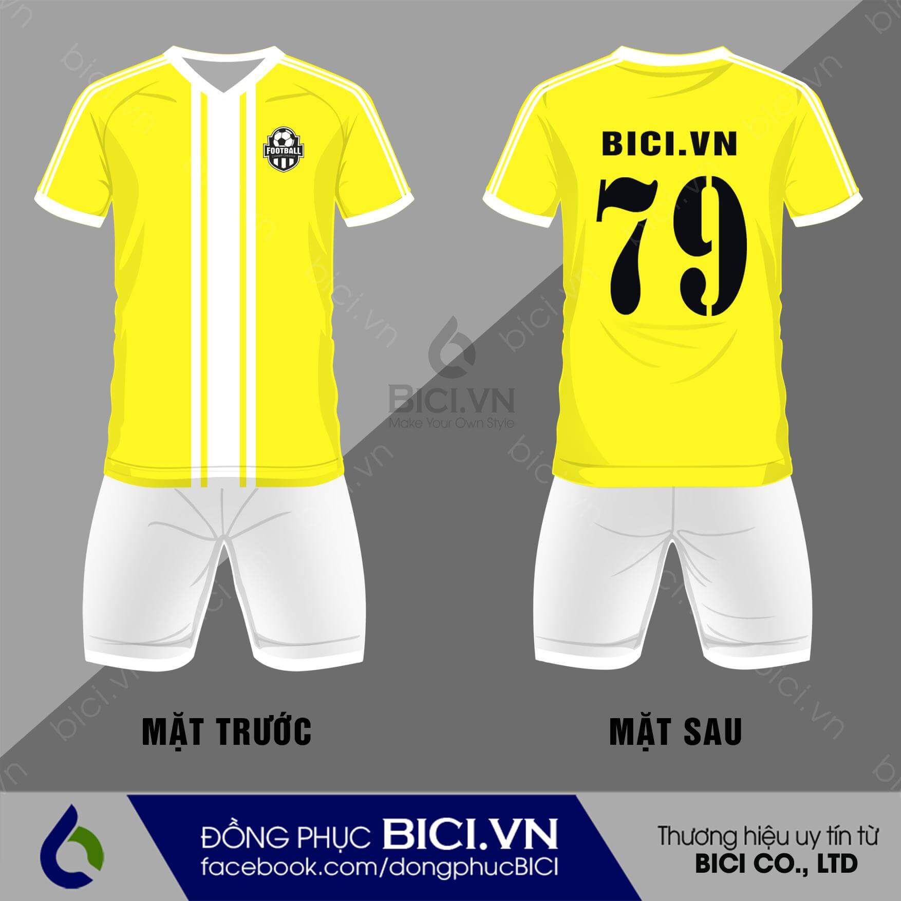 áo bóng đá màu vàng