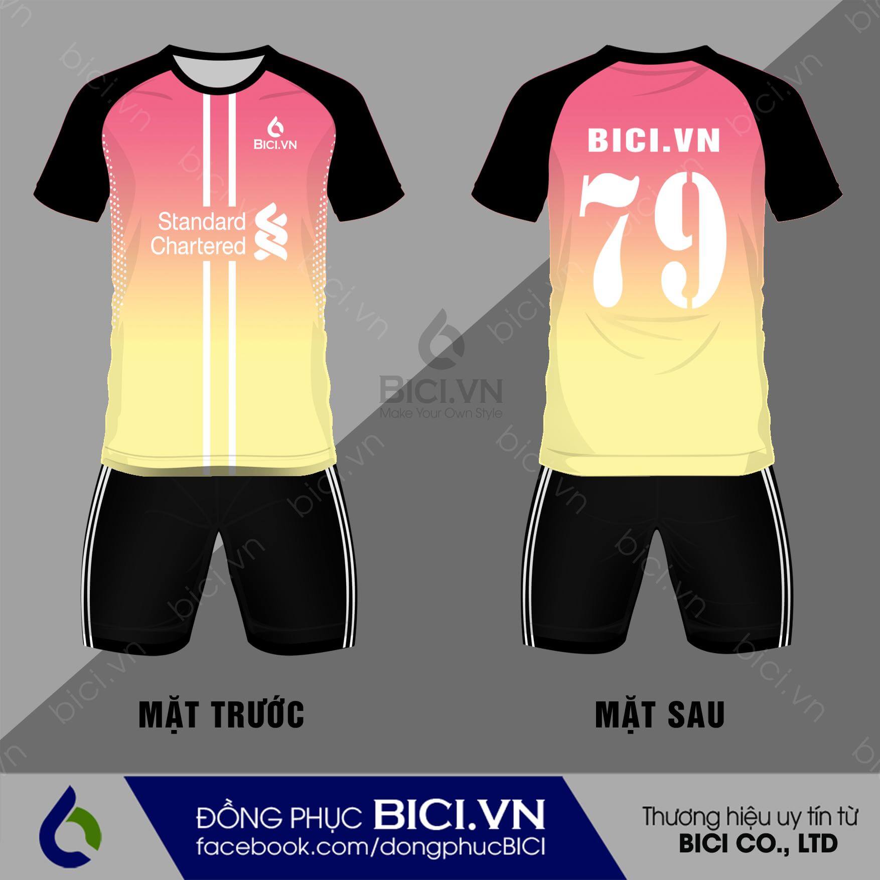 Mẫu quần áo bóng đá nữ Mẫu quần áo bóng đá nữ