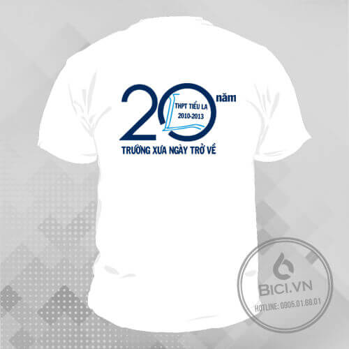 đồng phục họp lớp 20 năm màu trắng đồng phục họp lớp 20 năm màu trắng