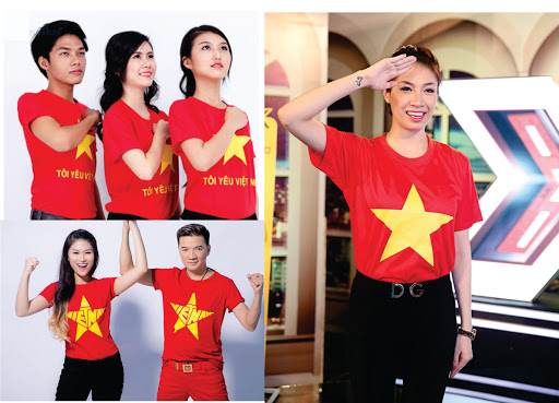 mẫu áo cờ đỏ sao vàng mẫu áo cờ đỏ sao vàng