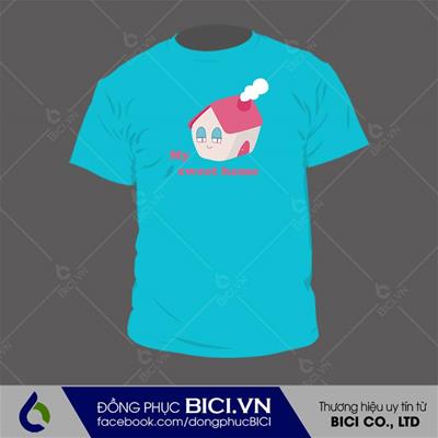 Mẫu Đồng Phục Gia Đình Màu Xanh Thiên Thanh 2