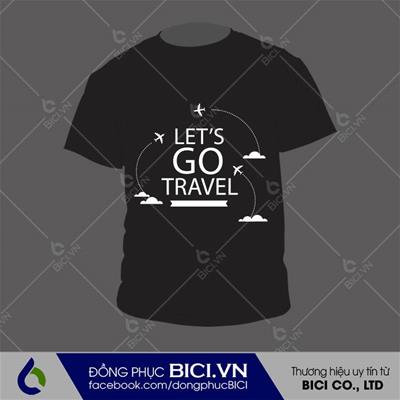 Mẫu Đồng Phục Nhóm Đi Du Lịch Màu Đen Ấn Tượng