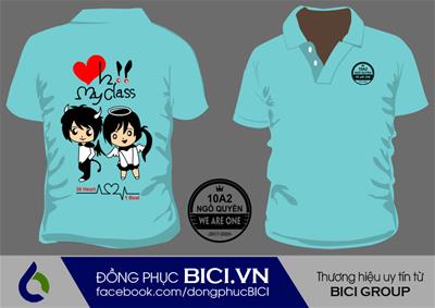 Mẫu Đồng Phục Áo Lớp Có Cổ Số 7