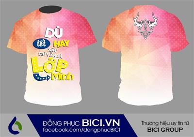 Mẫu Áo Lớp 3D Số 1