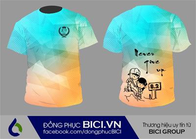 Mẫu Áo Lớp 3D Ombre Số 2