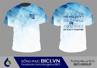 Mẫu Áo Lớp 3D Ombre Số 3