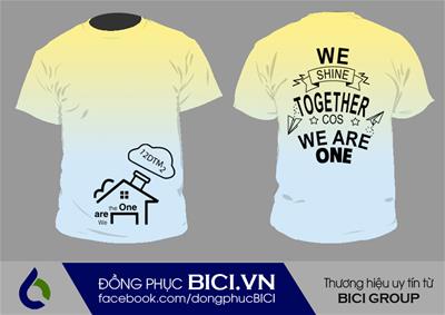 Mẫu Áo Lớp 3D Ombre Số 9