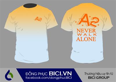 Mẫu Áo Lớp 3D Ombre Số 11