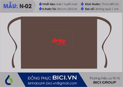 Mẫu Đồng Phục Tạp Dề Ngắn Đẹp Số 2