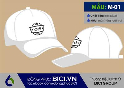 Mẫu Mũ Đồng Phục Lớp Chất Số 13