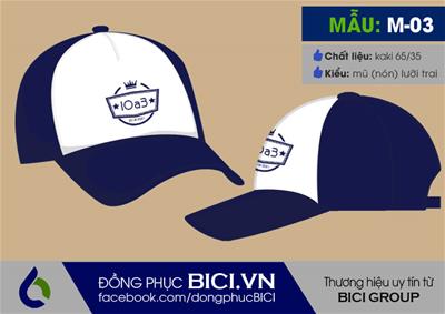 Mẫu Mũ Đồng Phục Lớp Chất Số 12