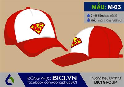 Mẫu Mũ Đồng Phục Lớp Chất Số 8