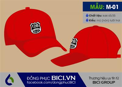 Mẫu Mũ Đồng Phục Lớp Chất Số 5