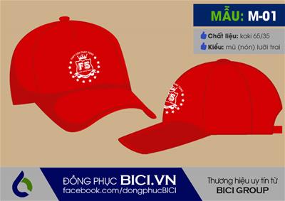 Mẫu Mũ Đồng Phục Lớp Chất Số 4