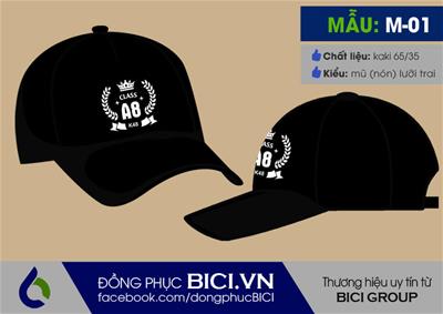 Mẫu Mũ Đồng Phục Lớp Chất Số 3