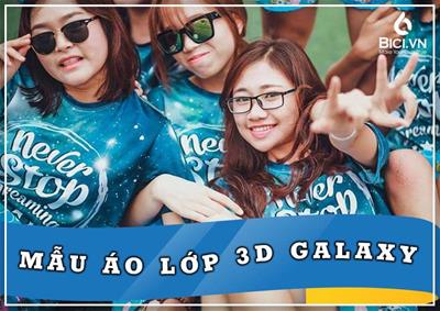 Mẫu Áo Lớp 3D Galaxy Độc Đáo