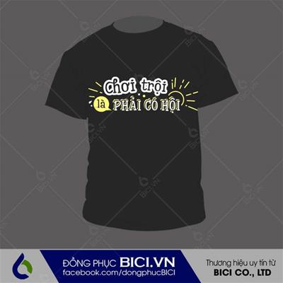 Mẫu Đồng Phục Team Building Màu Đen Cá Tính