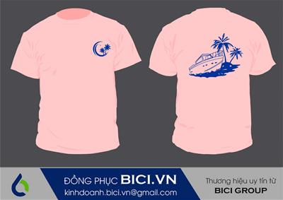 Mẫu Đồng Phục Team Building Du Lịch Màu Hồng Đẹp