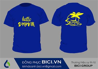 Mẫu Đồng Phục Team Building Màu Bích Độc Đáo