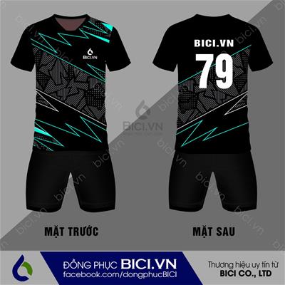 Mẫu Áo Bóng Đá Màu Đen Ấn Tượng