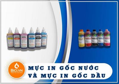 Phân Biệt & So Sánh Mực In Gốc Nước Và Mực In Gốc Dầu