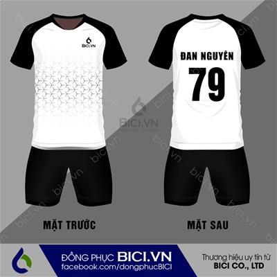 Áo Bóng Đá Màu Đen Trắng Ấn Tượng