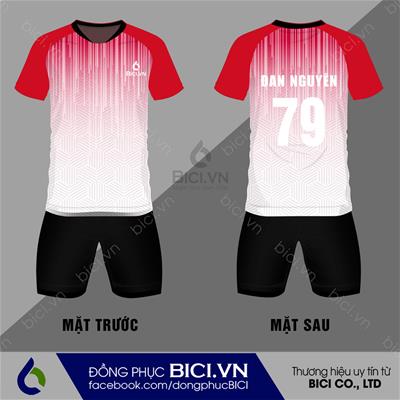 Áo Bóng Đá Phối Màu Đỏ Trắng
