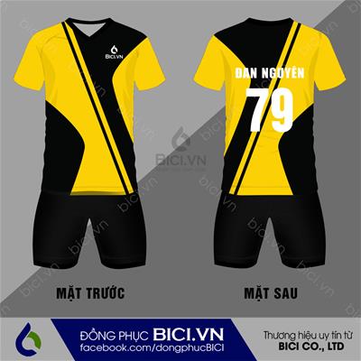 Áo Bóng Đá Vàng Đen Cá Tính