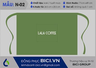  Mẫu Tạp Dề Ngắn Màu Vỏ Đậu