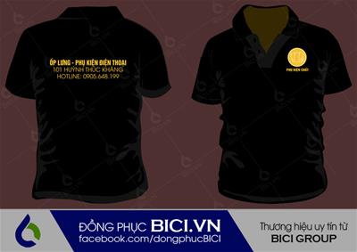 Đồng Phục Nhân Viên Phụ Kiện Chất Màu Đen Ấn Tượng