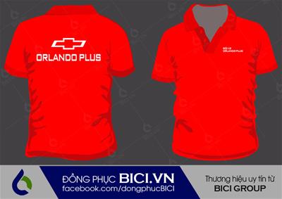 Đồng Phục Nhân Viên Orlando Plus Màu Đỏ Nổi Bật