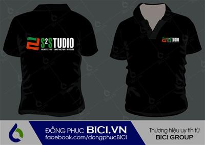 Đồng Phục Nhân Viên S2 Studio Màu Đen Năng Động 