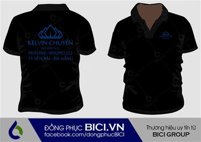 Đồng Phục Nhân Viên Kelvin Chuyên Wedding Màu Đen Hiện Đại
