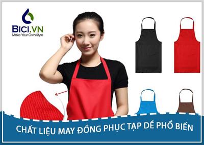 Chất Liệu May Đồng Phục Tạp Dề Phổ Biến Nhất 