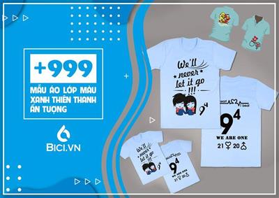 999+ Mẫu Áo Lớp Màu Xanh Thiên Thanh Ấn Tượng Nhất