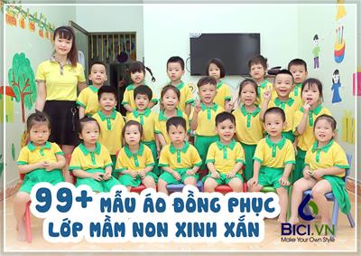 99+ Mẫu Áo Đồng Phục Lớp Mầm Non Xinh Xắn Nhất