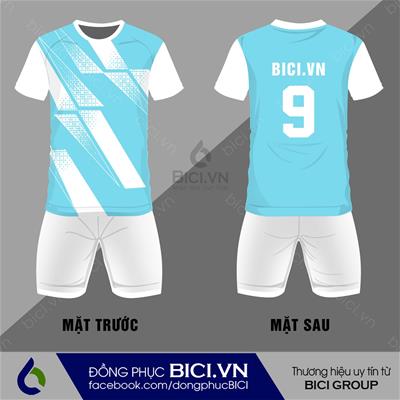 Mẫu Áo Bóng Đá Màu Xanh Trắng Đẹp Và Ấn Tượng 