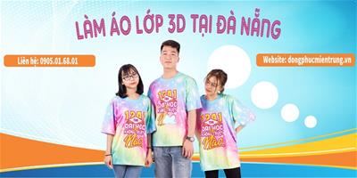 Địa Chỉ Làm Áo Lớp 3D Đà Nẵng Uy Tín và Giá Rẻ 