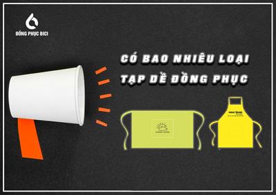 Các Loại Tạp Dề Được Sử Dụng Phổ Biến Hiện Nay