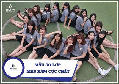 Danh Sách 10+ Mẫu Áo Lớp Màu Xám Cực Chất